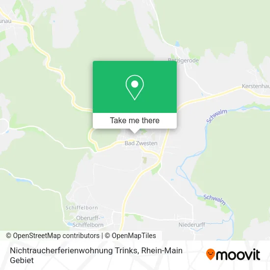 Карта Nichtraucherferienwohnung Trinks