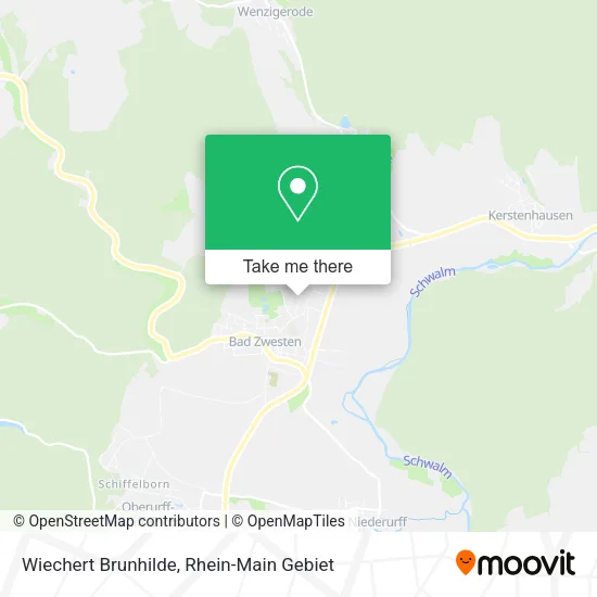 Карта Wiechert Brunhilde