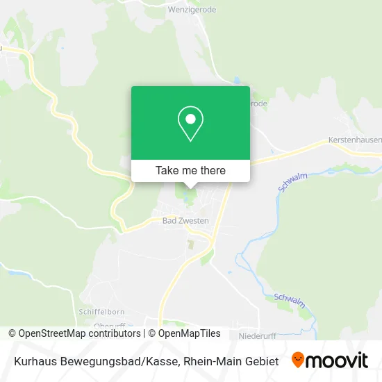 Карта Kurhaus Bewegungsbad/Kasse