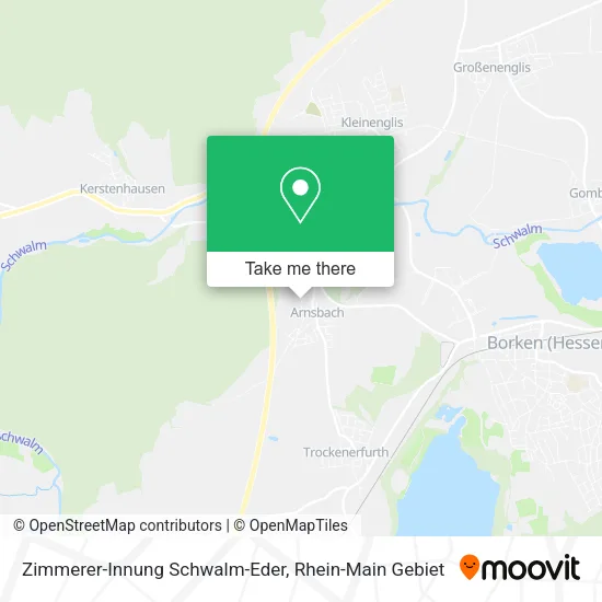 Карта Zimmerer-Innung Schwalm-Eder