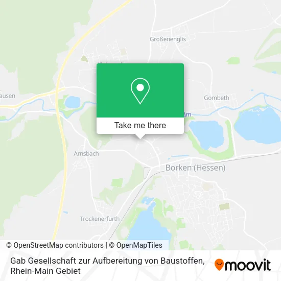 Карта Gab Gesellschaft zur Aufbereitung von Baustoffen