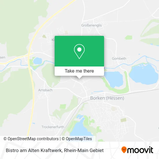Карта Bistro am Alten Kraftwerk