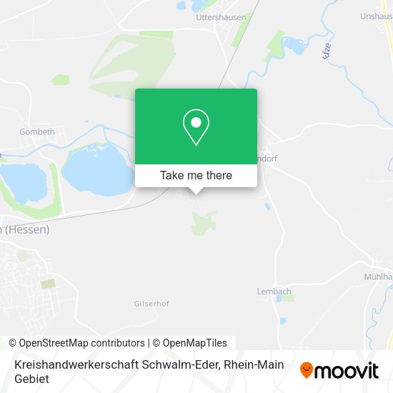 Карта Kreishandwerkerschaft Schwalm-Eder