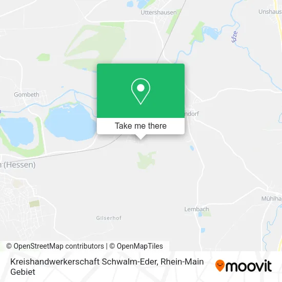 Карта Kreishandwerkerschaft Schwalm-Eder