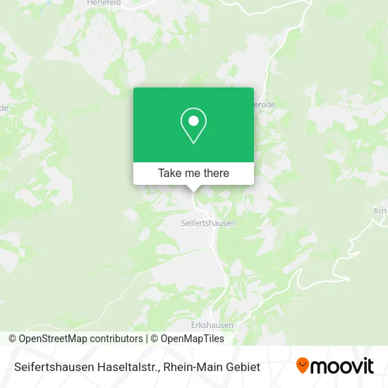 Карта Seifertshausen Haseltalstr.