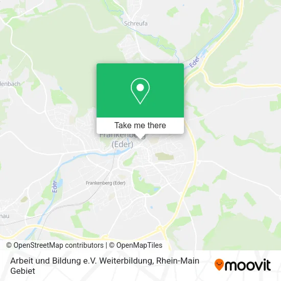 Карта Arbeit und Bildung e.V. Weiterbildung