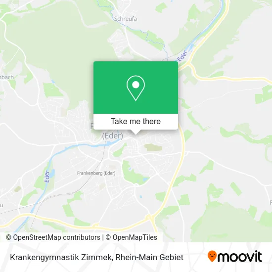 Карта Krankengymnastik Zimmek