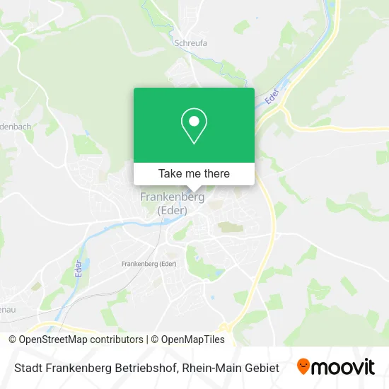 Карта Stadt Frankenberg Betriebshof