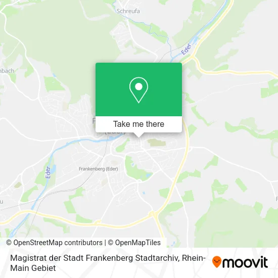 Карта Magistrat der Stadt Frankenberg Stadtarchiv