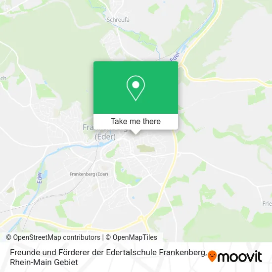 Карта Freunde und Förderer der Edertalschule Frankenberg