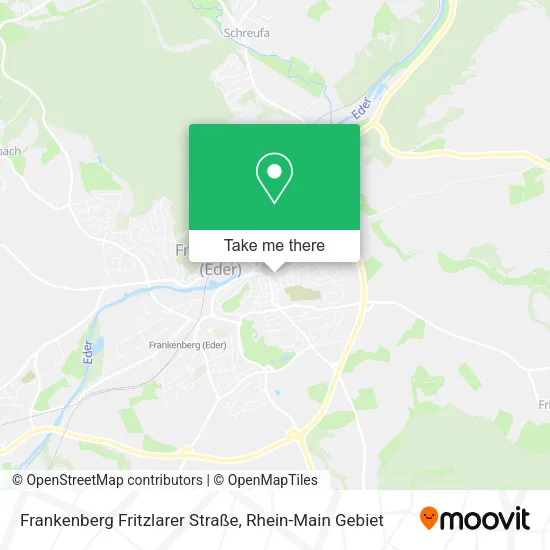 Карта Frankenberg Fritzlarer Straße