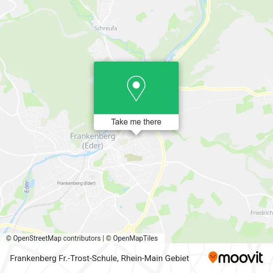 Frankenberg Fr.-Trost-Schule map