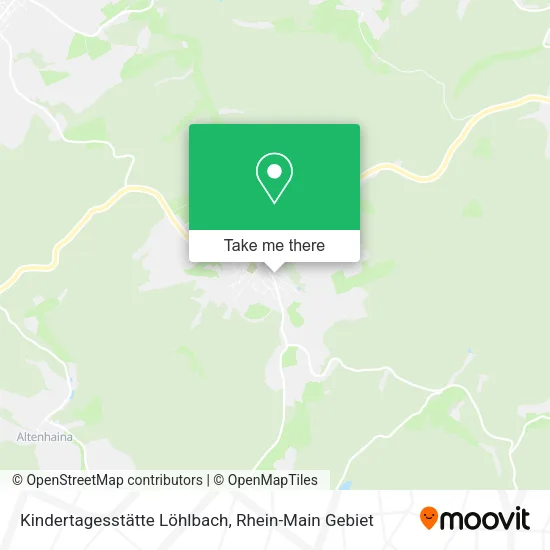 Карта Kindertagesstätte Löhlbach