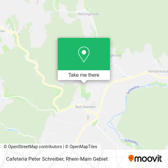 Карта Cafeteria Peter Schreiber