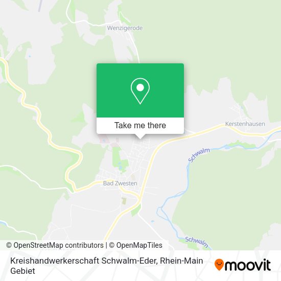 Карта Kreishandwerkerschaft Schwalm-Eder