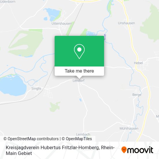 Карта Kreisjagdverein Hubertus Fritzlar-Homberg
