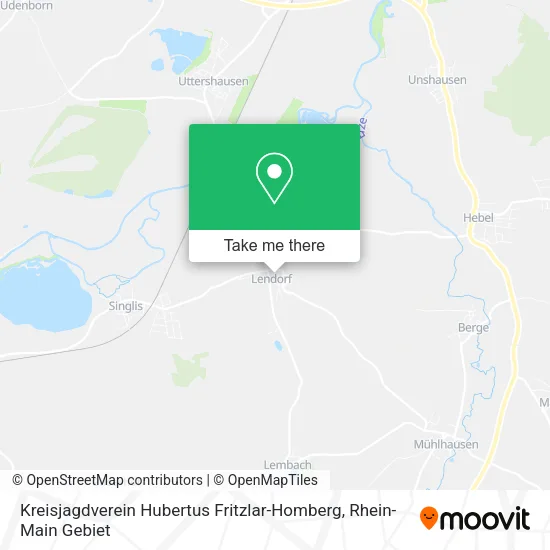 Карта Kreisjagdverein Hubertus Fritzlar-Homberg