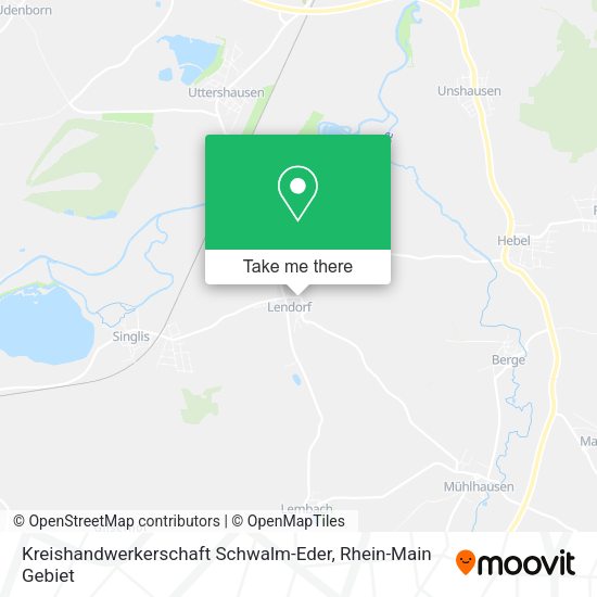 Карта Kreishandwerkerschaft Schwalm-Eder