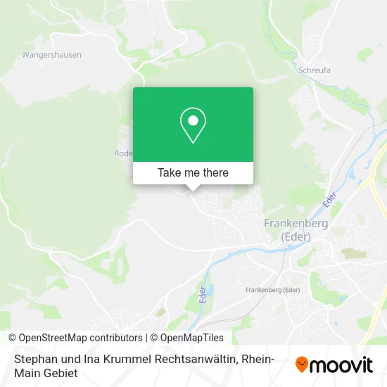 Карта Stephan und Ina Krummel Rechtsanwältin