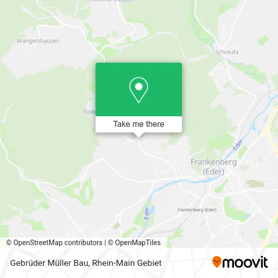 Карта Gebrüder Müller Bau