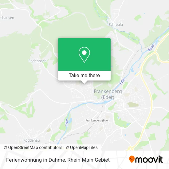 Карта Ferienwohnung in Dahme