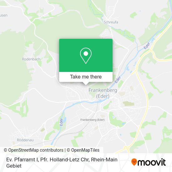 Карта Ev. Pfarramt I, Pfr. Holland-Letz Chr
