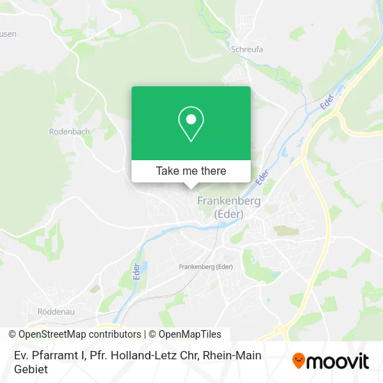 Карта Ev. Pfarramt I, Pfr. Holland-Letz Chr