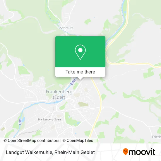 Landgut Walkemuhle map
