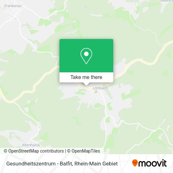 Карта Gesundheitszentrum - Balfit