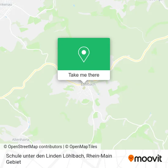 Карта Schule unter den Linden Löhlbach