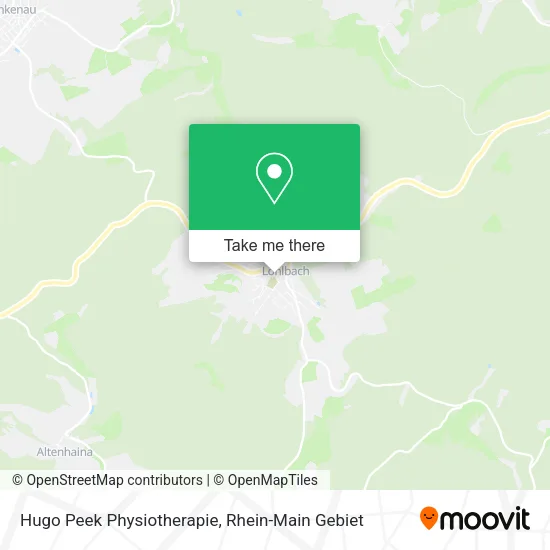 Карта Hugo Peek Physiotherapie