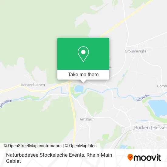 Карта Naturbadesee Stockelache Events