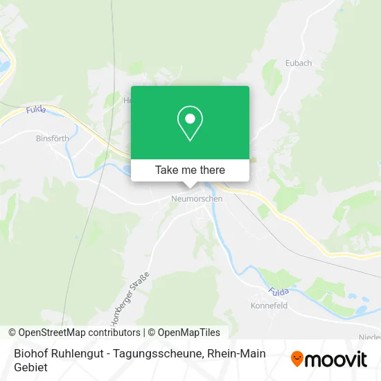 Карта Biohof Ruhlengut - Tagungsscheune
