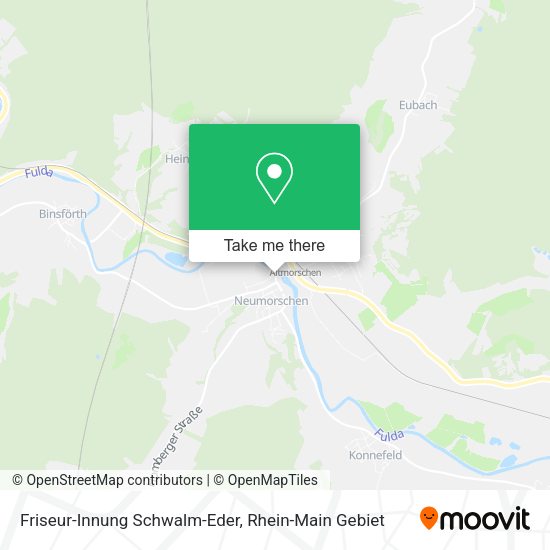 Карта Friseur-Innung Schwalm-Eder