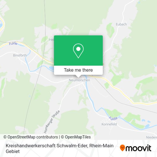 Карта Kreishandwerkerschaft Schwalm-Eder