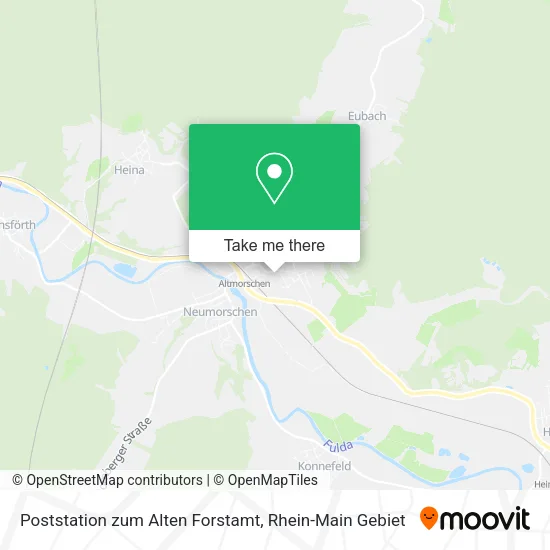 Карта Poststation zum Alten Forstamt