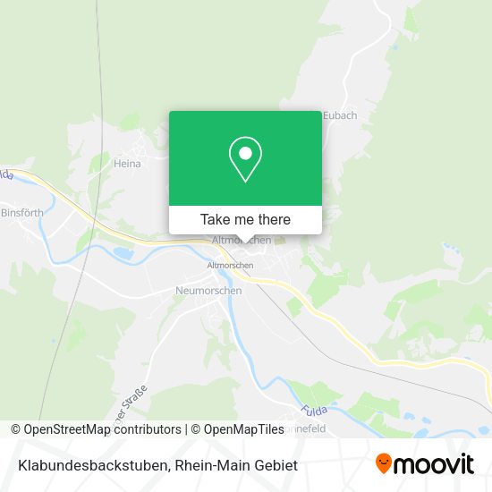 Карта Klabundesbackstuben