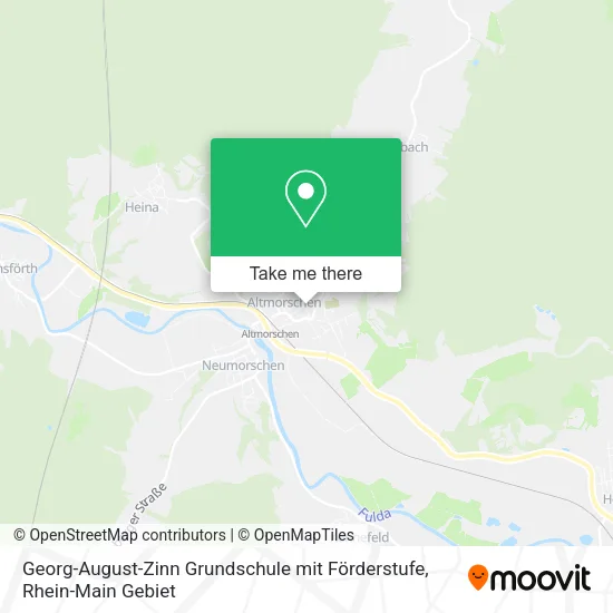 Карта Georg-August-Zinn Grundschule mit Förderstufe