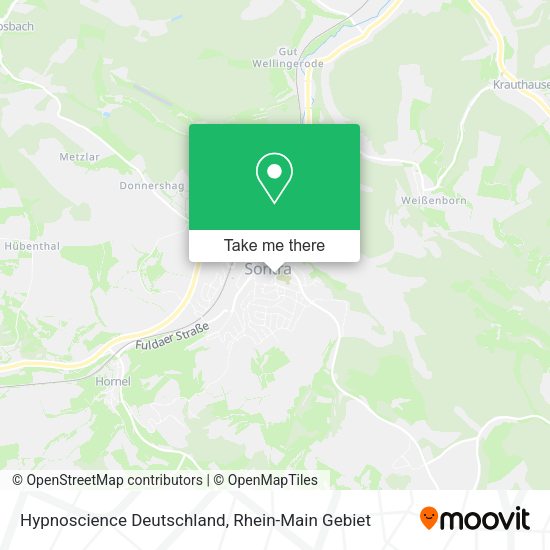 Карта Hypnoscience Deutschland
