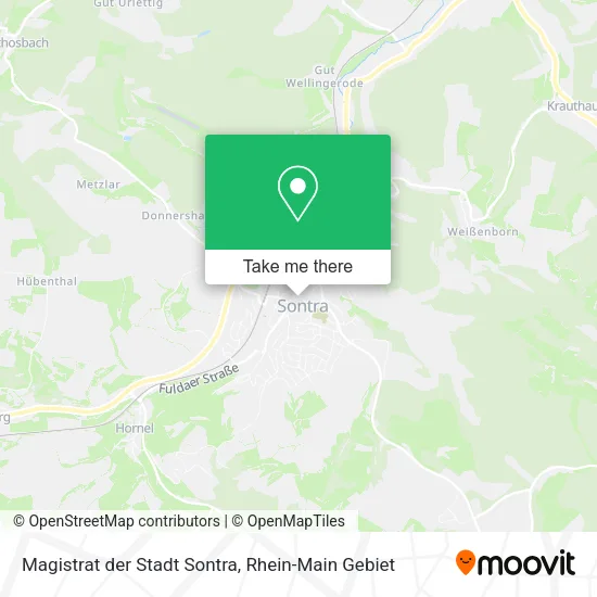 Карта Magistrat der Stadt Sontra