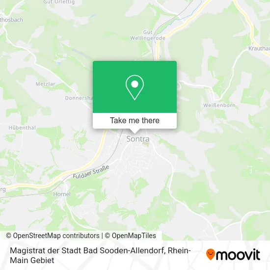 Карта Magistrat der Stadt Bad Sooden-Allendorf