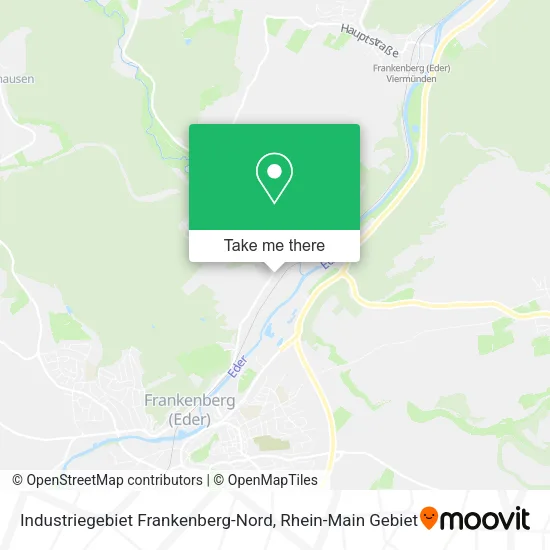 Карта Industriegebiet Frankenberg-Nord