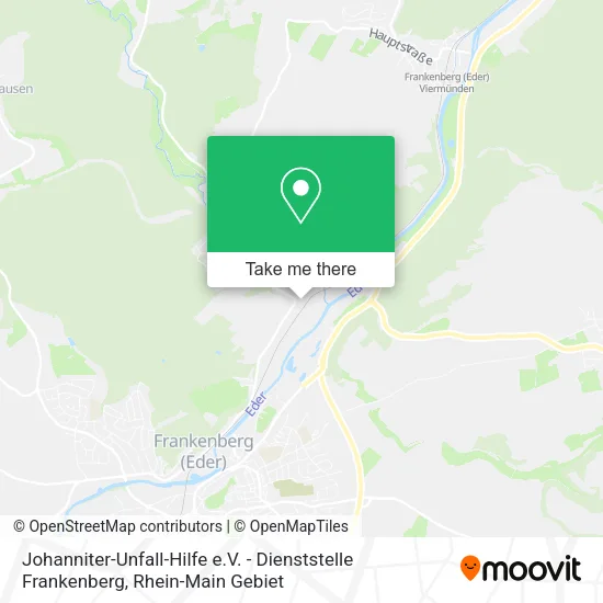Карта Johanniter-Unfall-Hilfe e.V. - Dienststelle Frankenberg