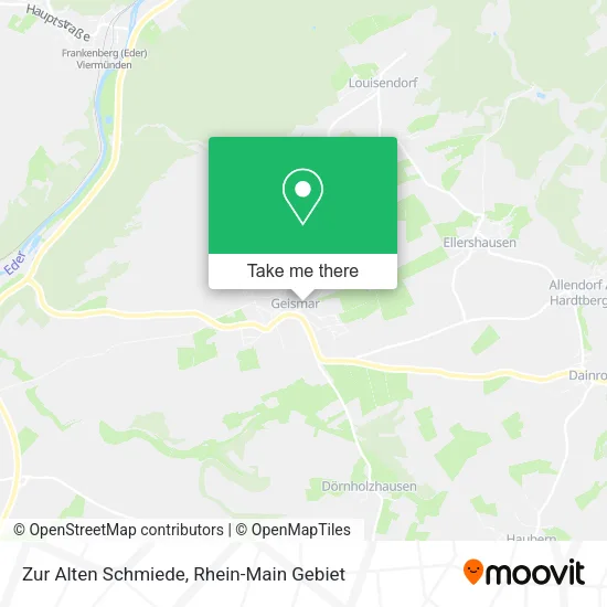 Карта Zur Alten Schmiede
