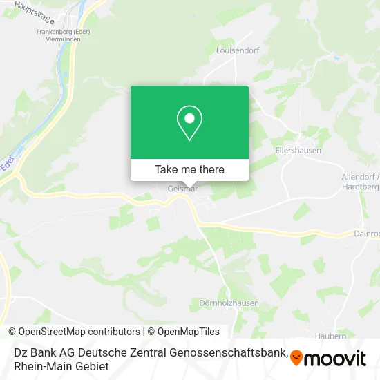 Карта Dz Bank AG Deutsche Zentral Genossenschaftsbank