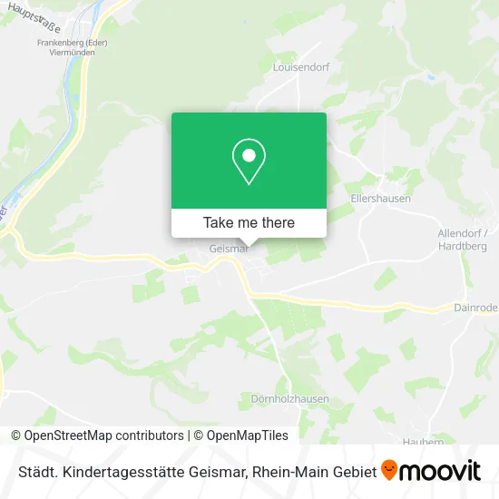 Карта Städt. Kindertagesstätte Geismar