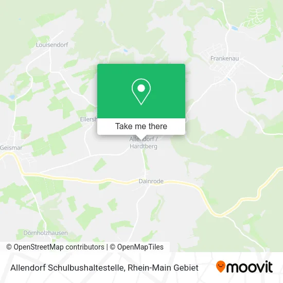 Карта Allendorf Schulbushaltestelle