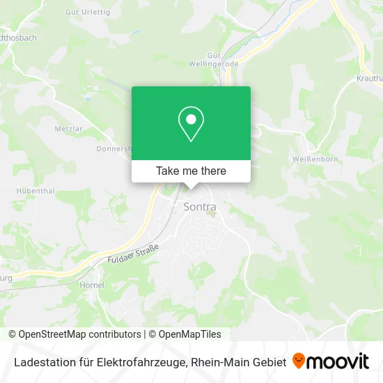 Ladestation für Elektrofahrzeuge map