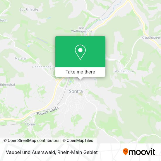 Карта Vaupel und Auerswald