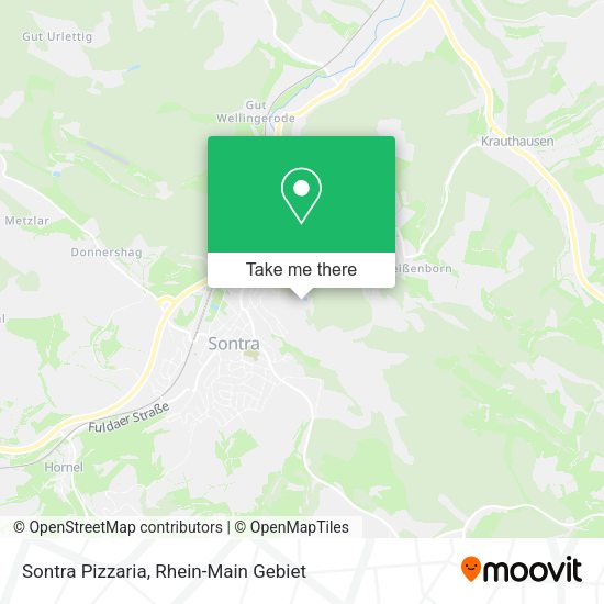 Карта Sontra Pizzaria